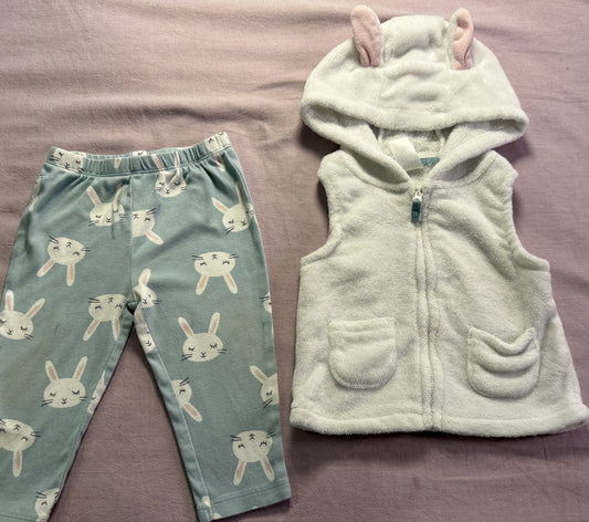 #103 12m Bunny Vest and Pants