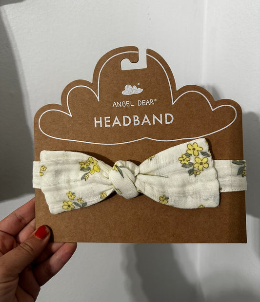 #111 Angel Dear Baby Girl Headband 12/24 month  NEW