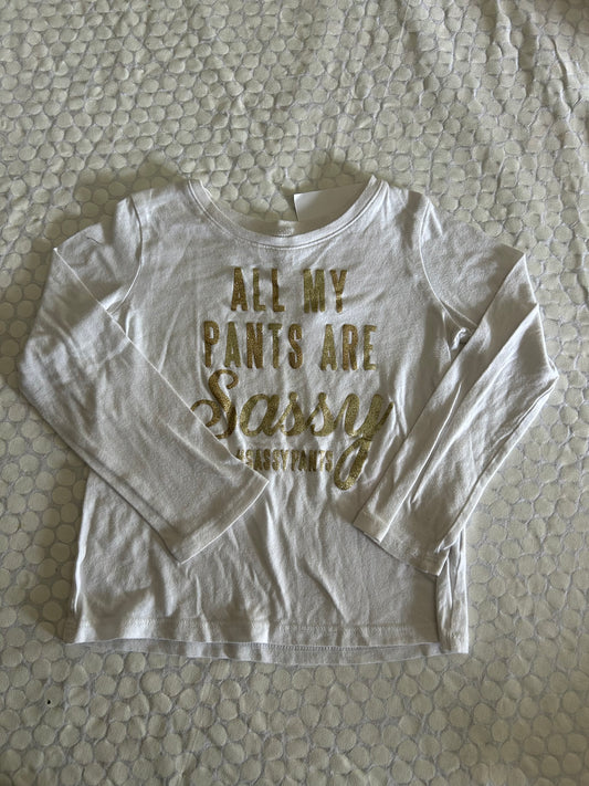 136 NWT Childrens Place Long Sleeve Shirt 4t