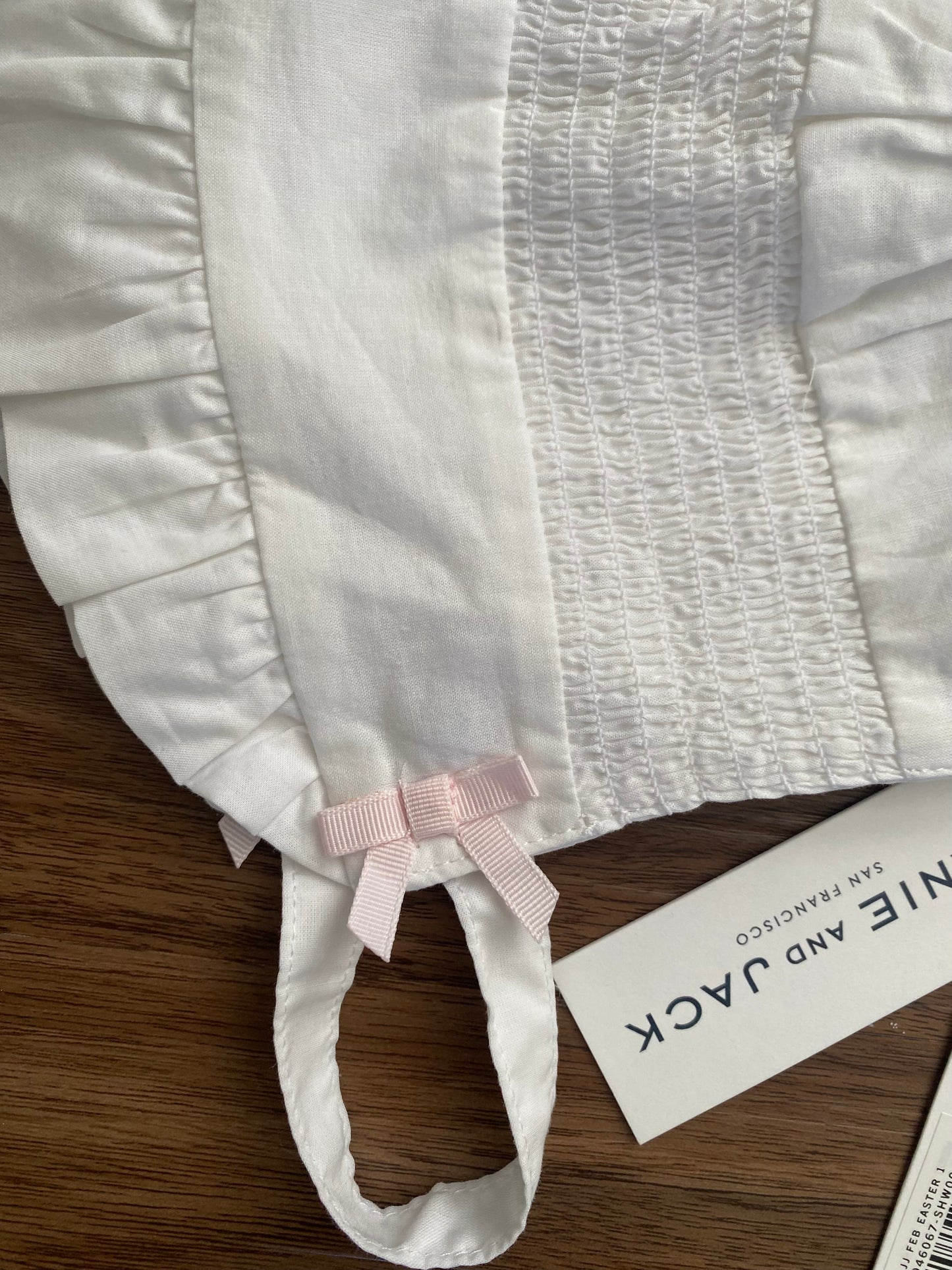 Seller 37 Janie and Jack 12-18 mo bonnet