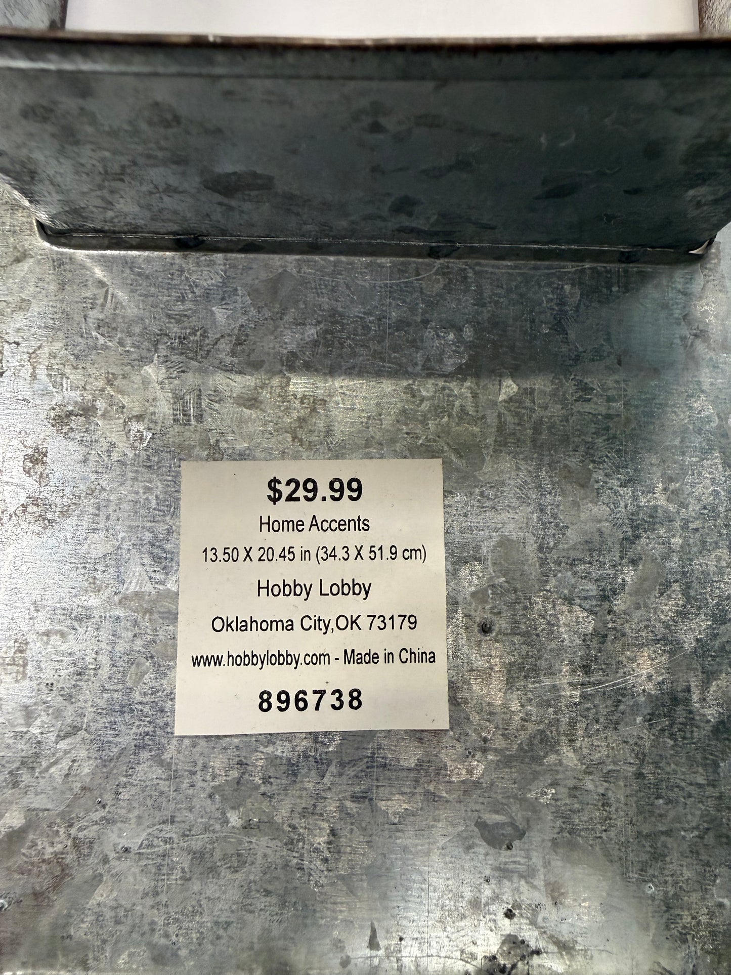 #141 Large Metal H