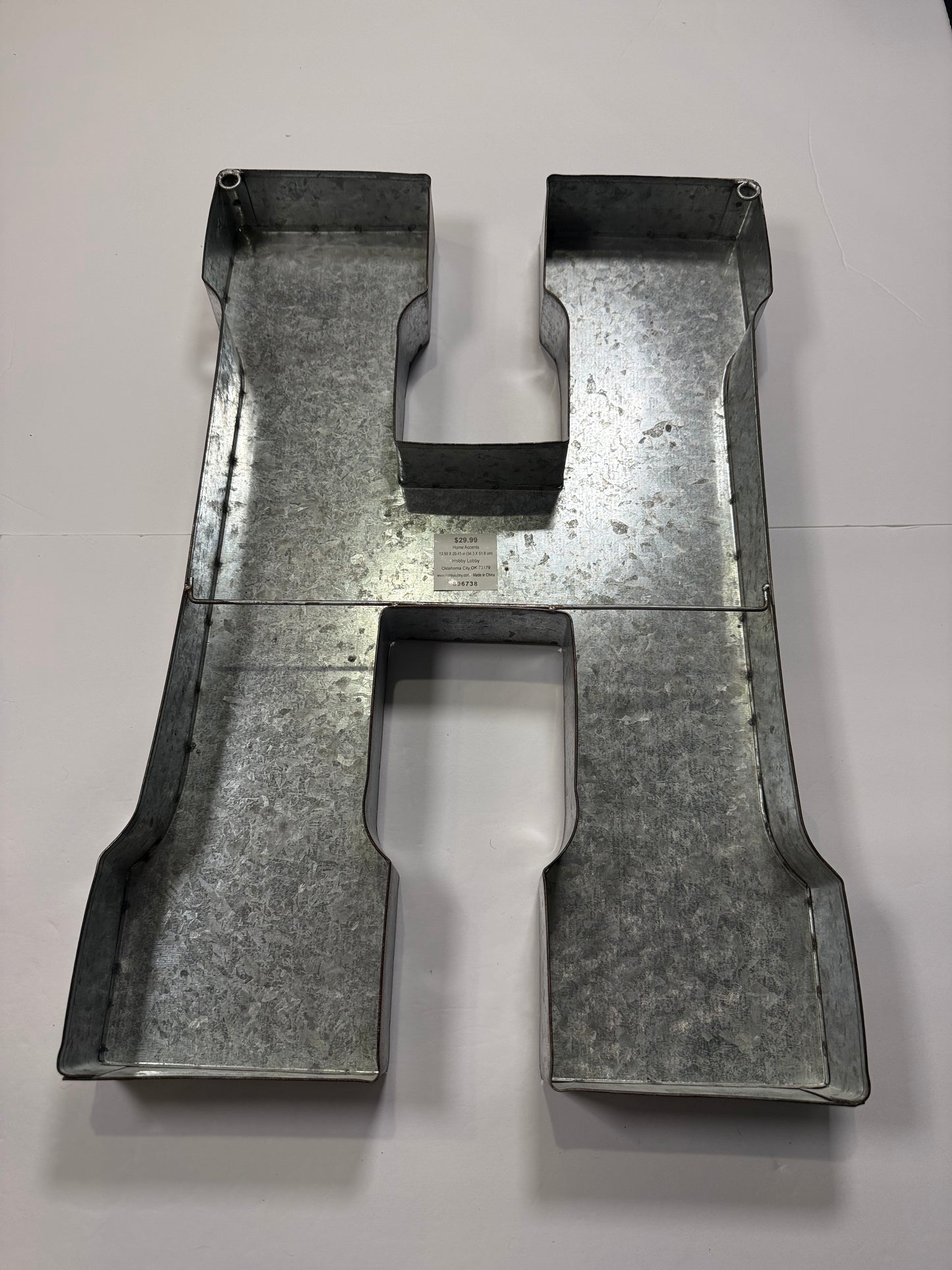 #141 Large Metal H