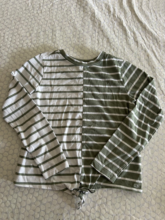 136 EUC Vineyard Vines Striped Shirt Size M (10-12)