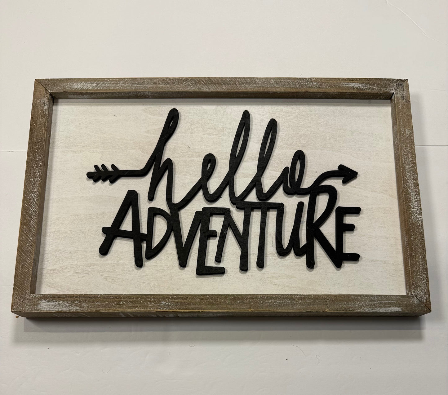 #141 Hello Adventure Sign