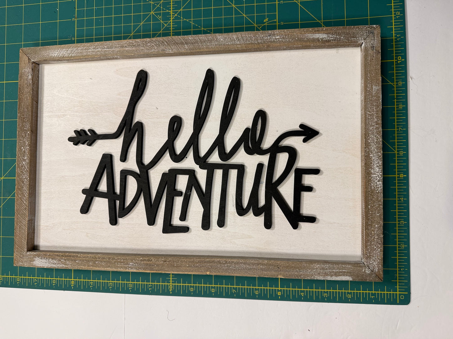 #141 Hello Adventure Sign