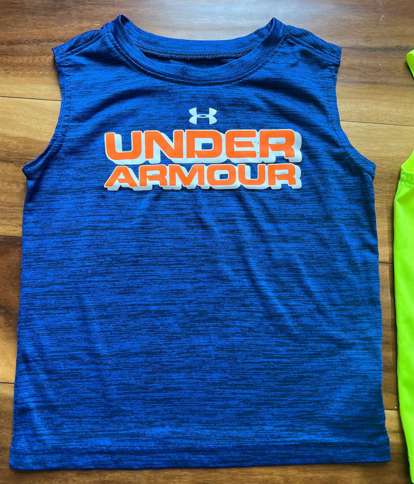 Seller #72 Boys Size 4 Under Armour Set of Tanks - VGUC - athletic