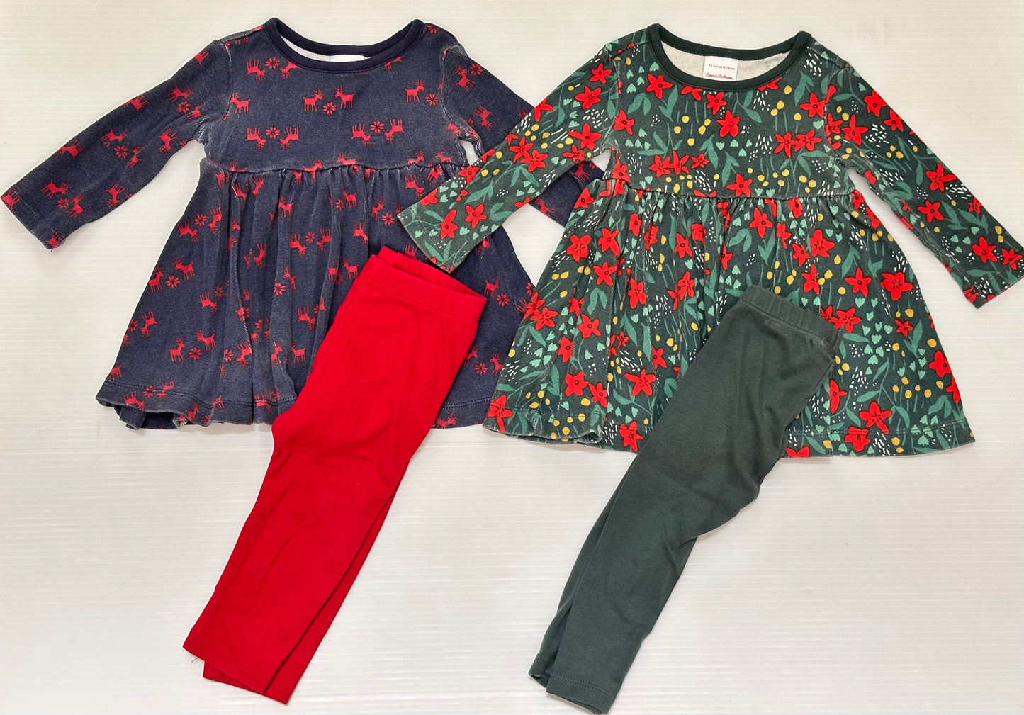 Seller #168 Hanna Anderson Girls 12-18m Set of 2 Holiday Outfits