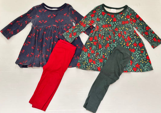 Seller #168 Hanna Anderson Girls 12-18m Set of 2 Holiday Outfits
