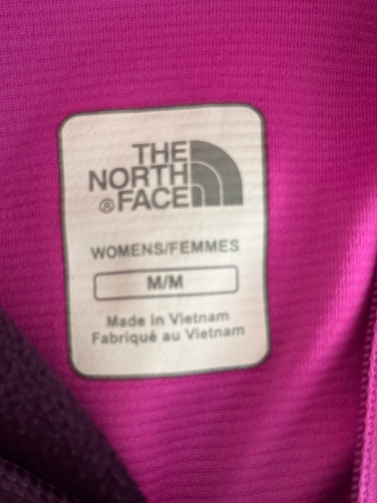 #163 North Face Quarter Zip - Women's M - VGUC