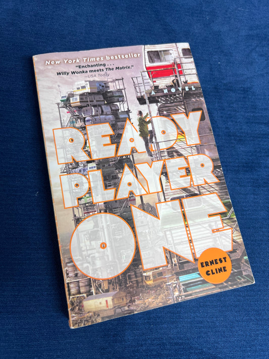 Ready Player One paperback book for teens or adults, EUC