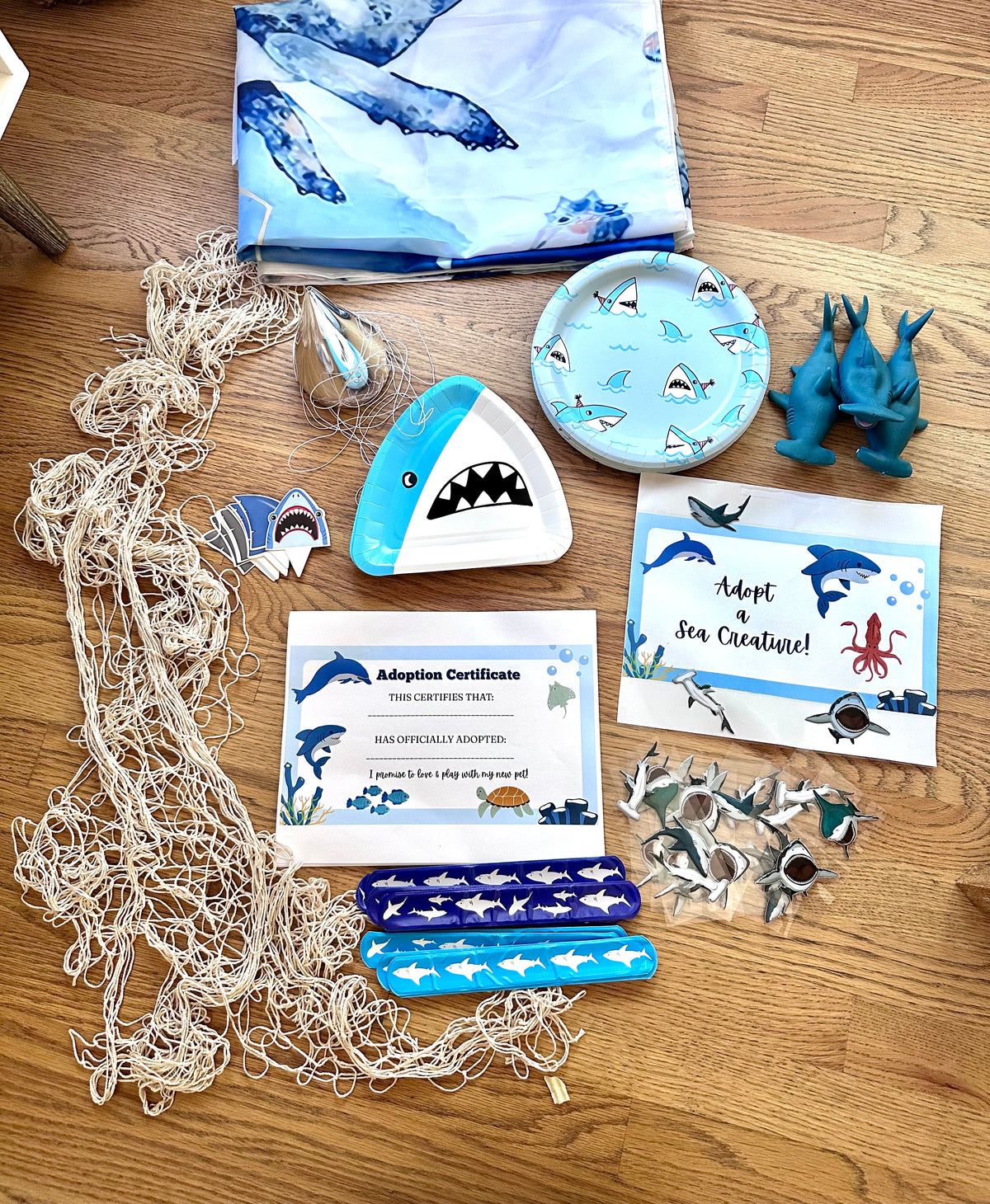 #98- Kids Shark Birthday Decorations
