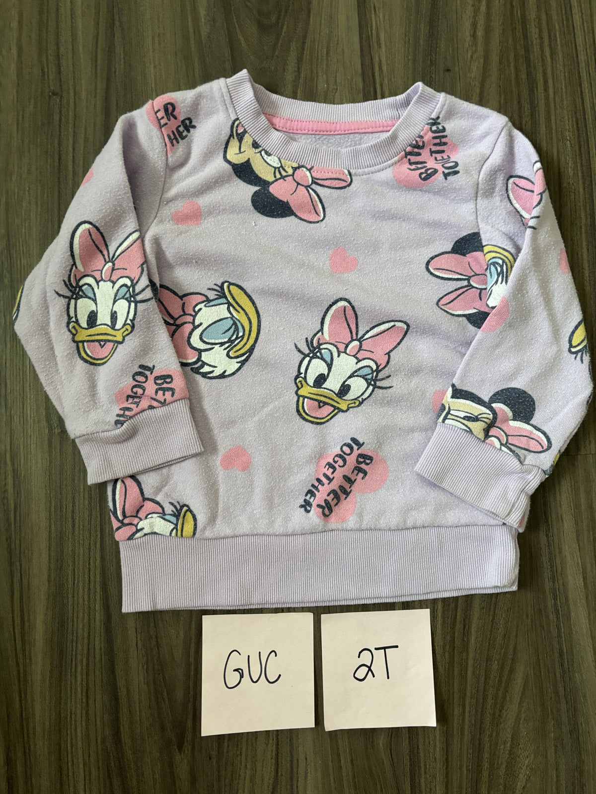 #138 - 2T GUC Minnie/Daisy Sweatshirt