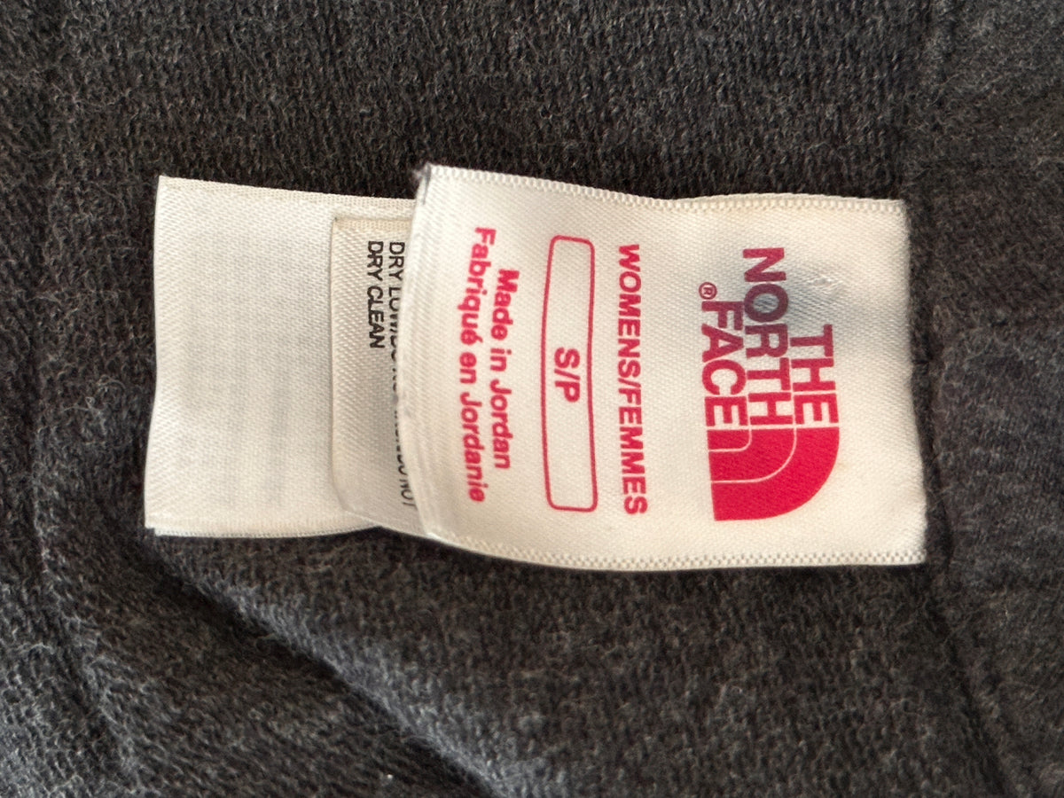 #163 North Face Belted Gray Cardigan - Women's S - EUC