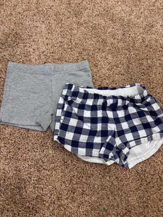 #73 girls 4T cat and jack shorts and place short