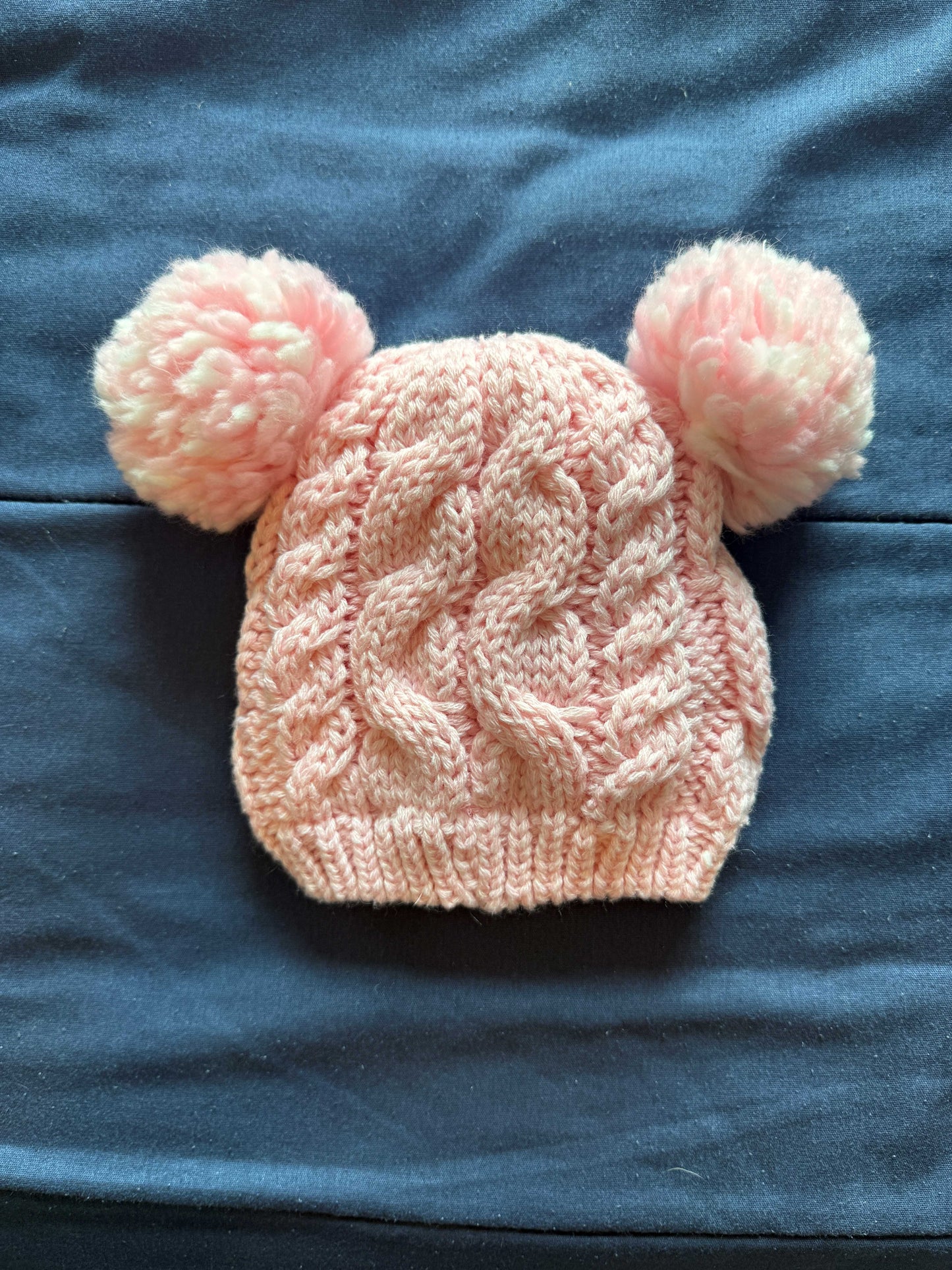 SELLER #6 Girls Infant Winter Hat Pink