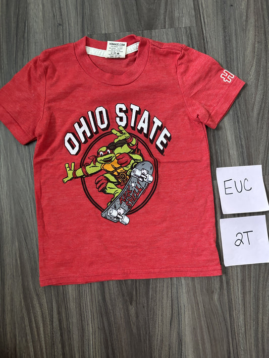 #77 - 2T EUC Homage Ohio State Ninja Turtles Shirt