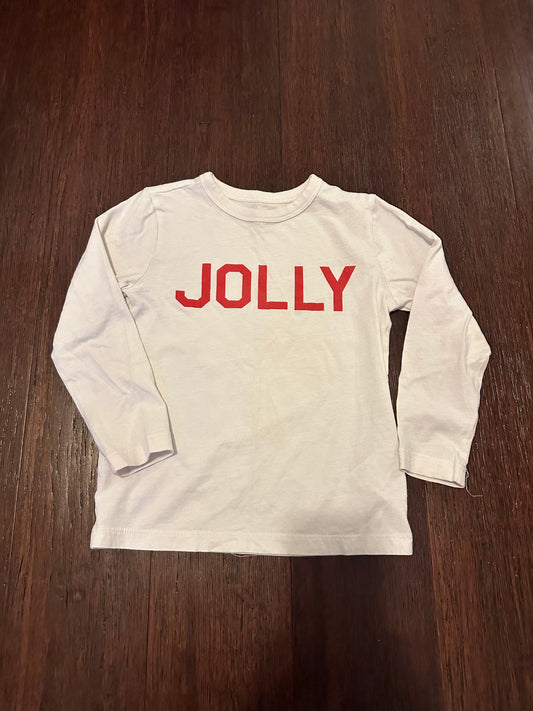 Seller 42, Crewcuts Jolly Shirt (white/red), VGUC, XXS (2-3)