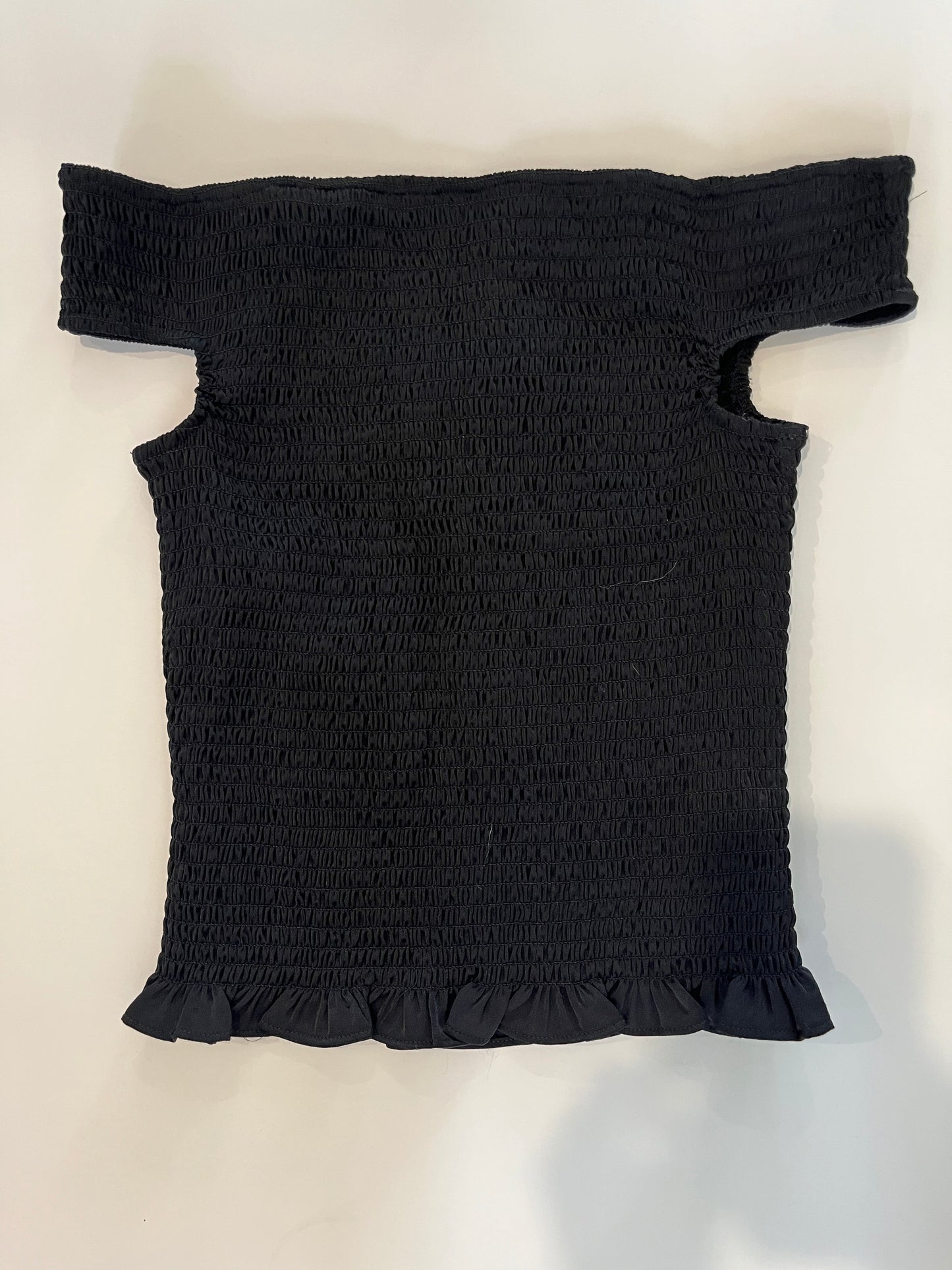 137 Wayf brand from Nordstrom black off the shoulder stretch shirt size XS in women's