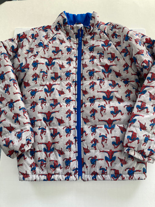#91 Boys' size 7 Disney Store Spiderman puffy jacket NWT