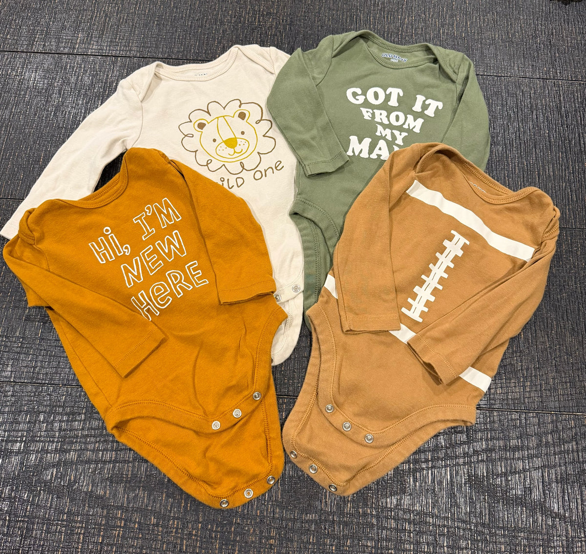 #66 Old Navy Boys 6-12M Onesie Bundle