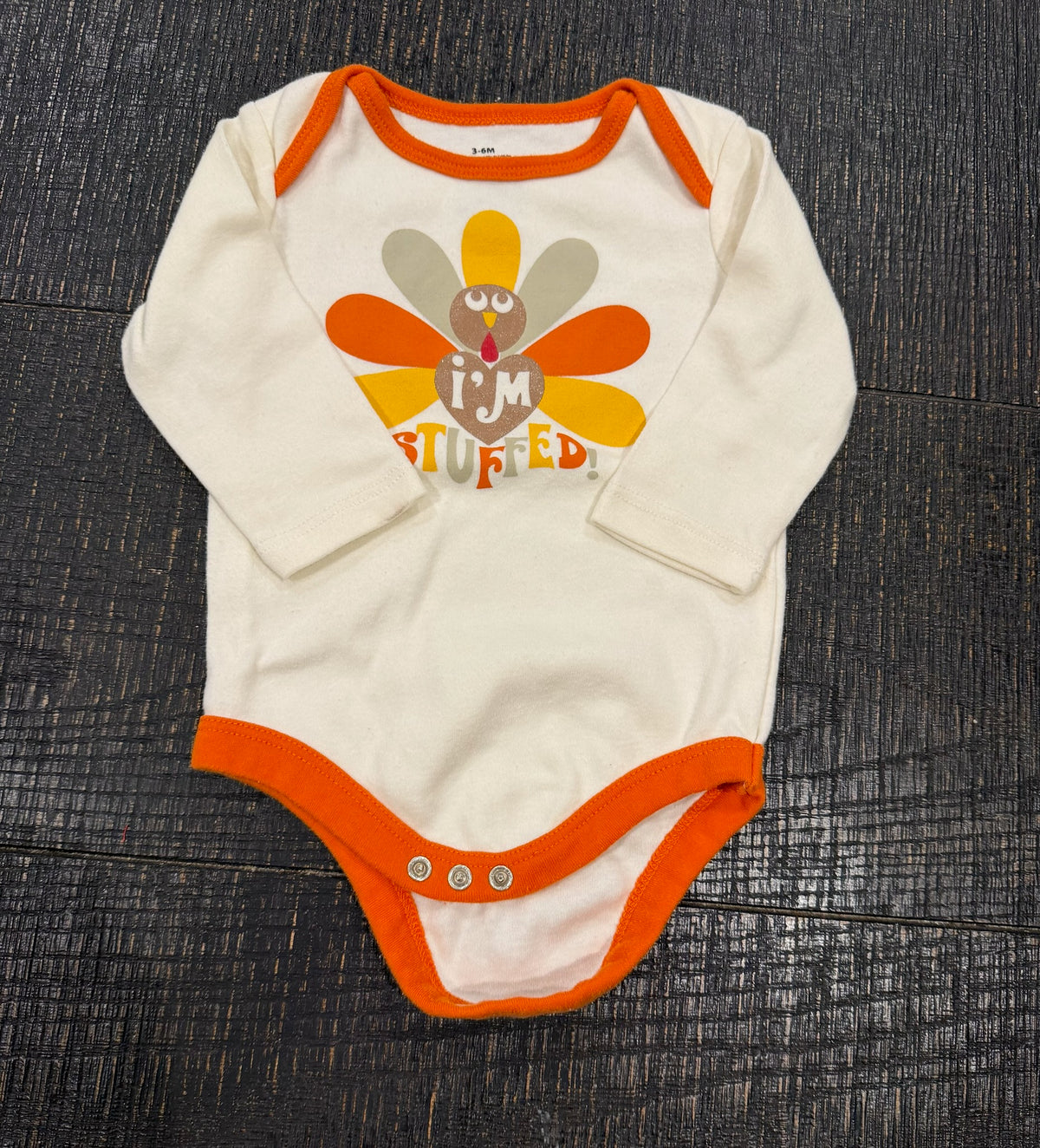#66 Thanksgiving "I'm Stuffed" Onesie