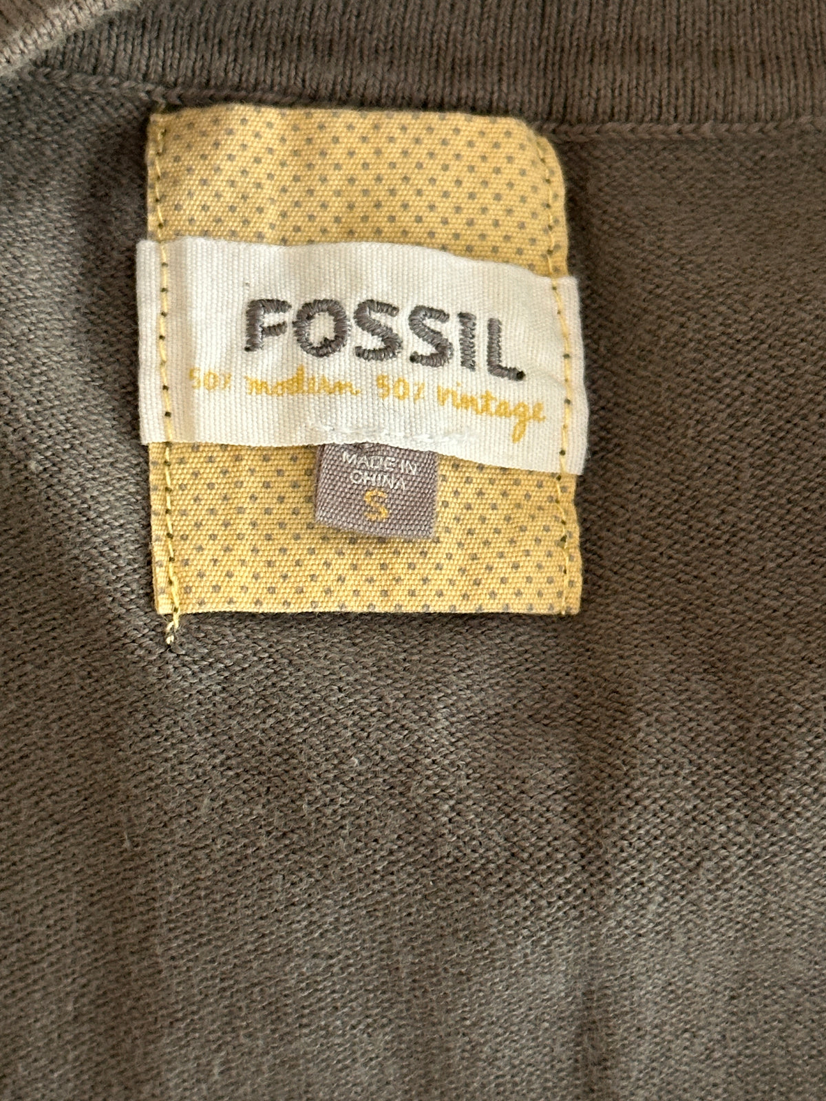 #163 Fossil Button-Down Cardigan - Women's S - VGUC
