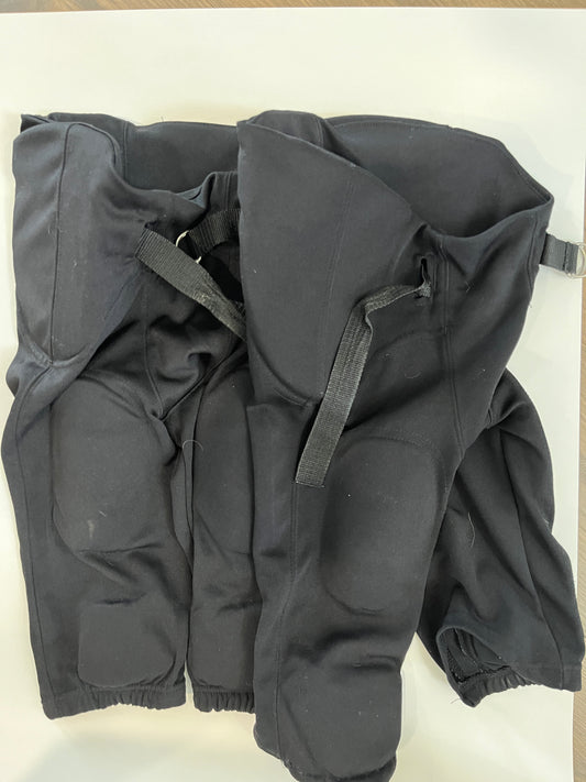 137 (2) pairs Boys Youth Small black football pants, EUC, No holes, brand: Champro