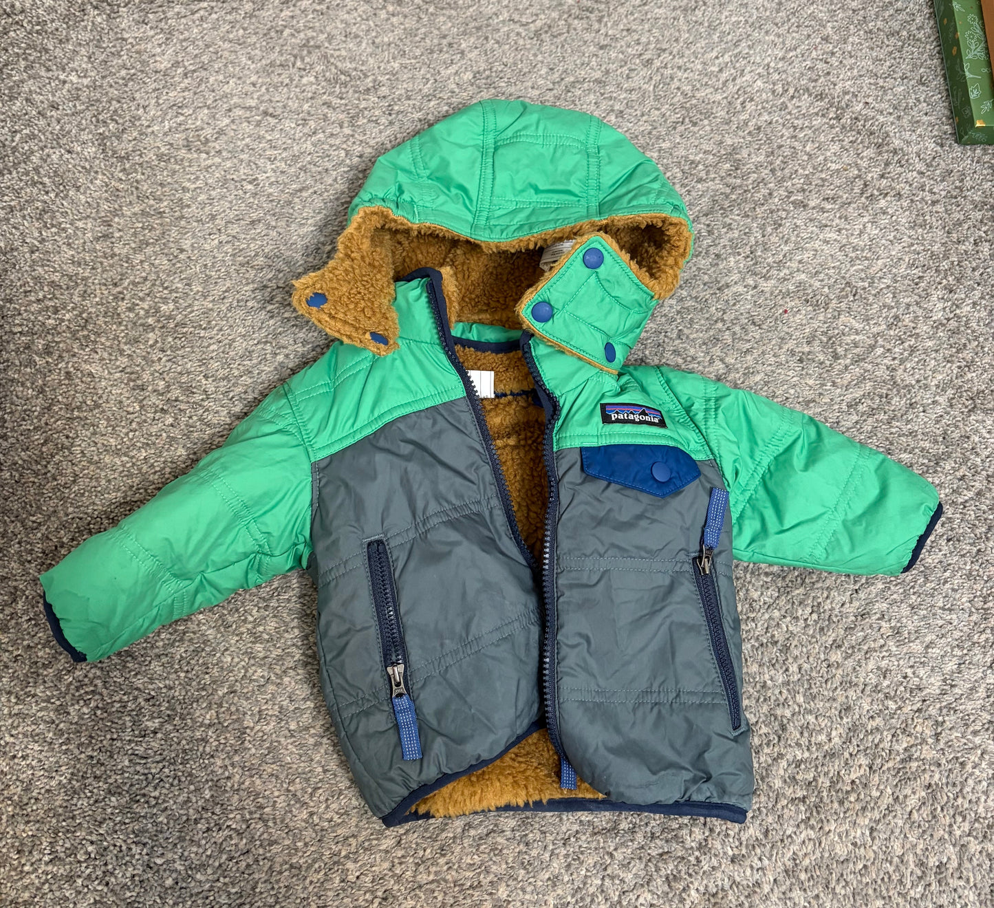 Seller #119 Patagonia Reversible Coat 3-6 months