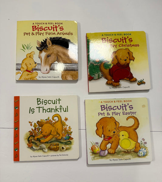 #141 Biscuit Bundle Touch and Feel Farm, Easter and Christmas and Thanksgiving