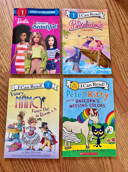 #98- Level 1 Reader Books, Set of 4