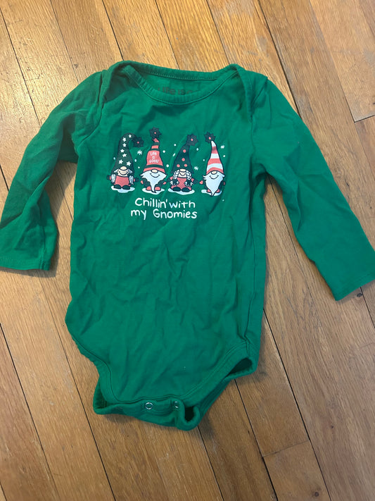 Seller 128 - Boys 12-18M Life is Good Gnome Onesie