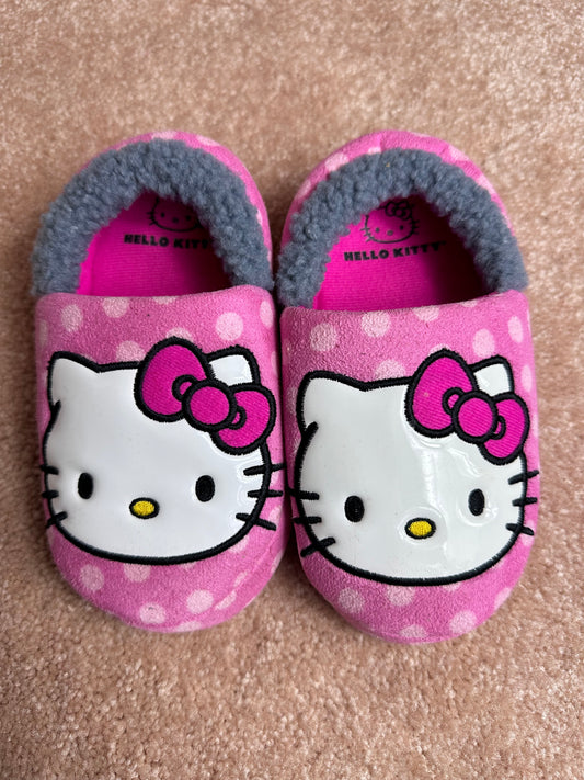 Hello Kitty slippers child size 11/12