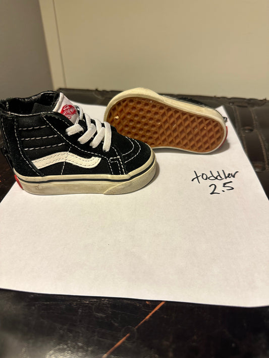 Seller #51: Vans Toddler Sk8-Hi Zip Shoe Size 2.5