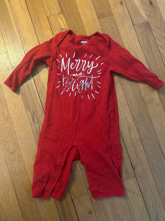 Seller 128 - Old Navy Boys 12-18M Christmas Romper