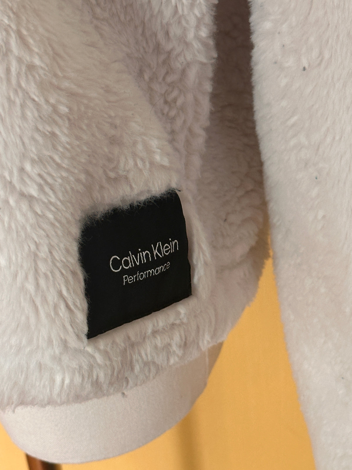 #163 Calvin Klein Cropped Sherpa Fleece Sweatshirt - Women's XL - EUC