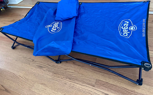 #98- Kids Regalo Fold Up Travel Cot