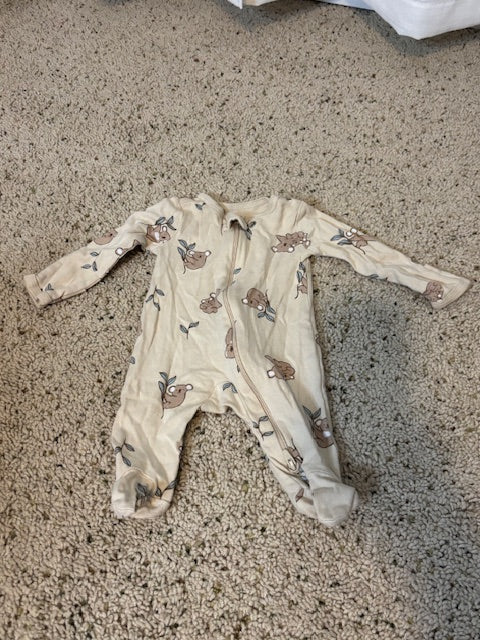 #210 Baby Boy Sleepers, Newborn size, 6 sleepers included