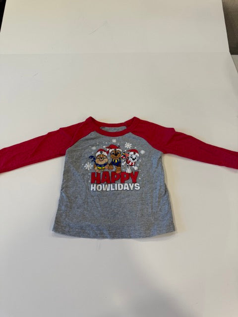 #9 -  Jumping Beans -  Paw Patrol Happy Howlidays Long Sleeve Shirt Boys SIZE  18M REDUCED
