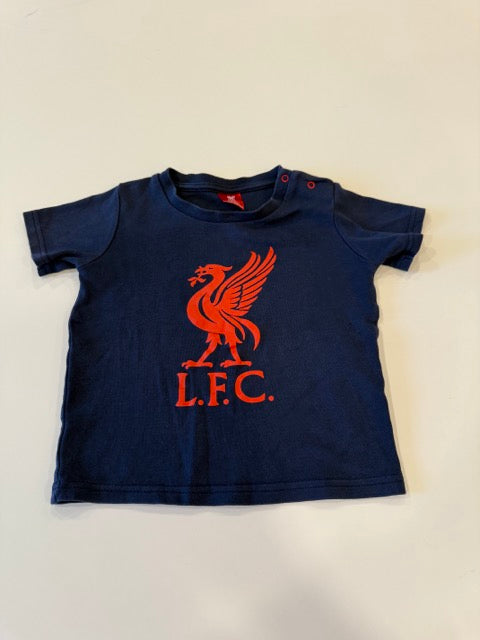 #9 -  Liverpool -  LFC Liver Bird Navy Shirt Toddler SIZE  18-24M