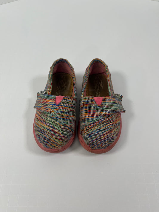 PPU 45242 girls Toms size 6 colorful sneakers