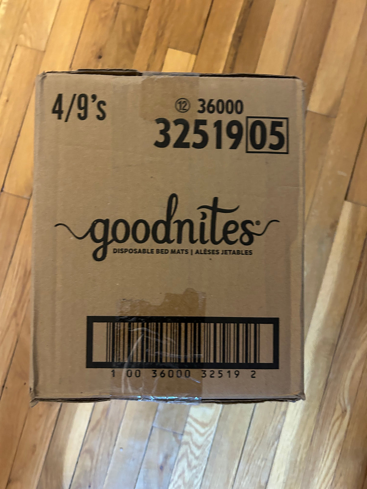 Seller 128 - Goodnites Disposable Bed Mats (36 count) - New in Box!