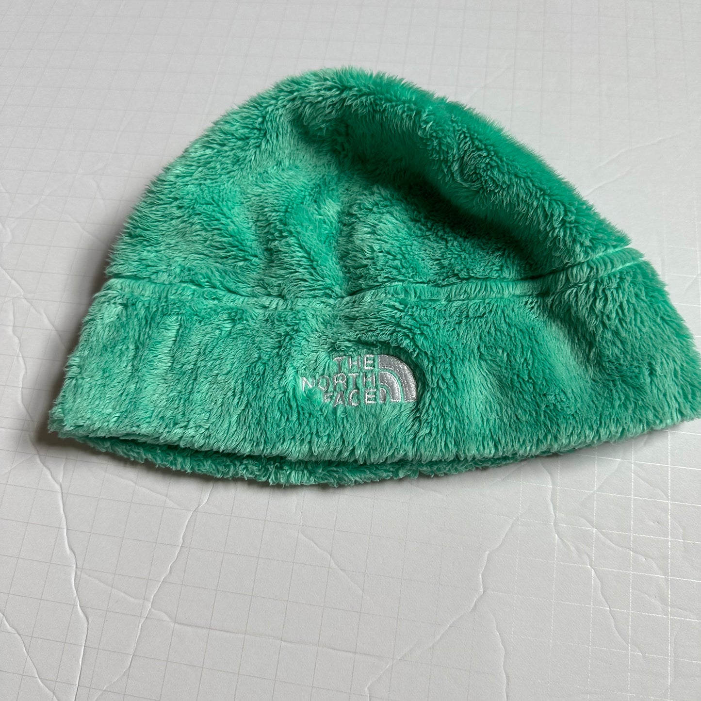 #86b North Face Green Hat Youth Small