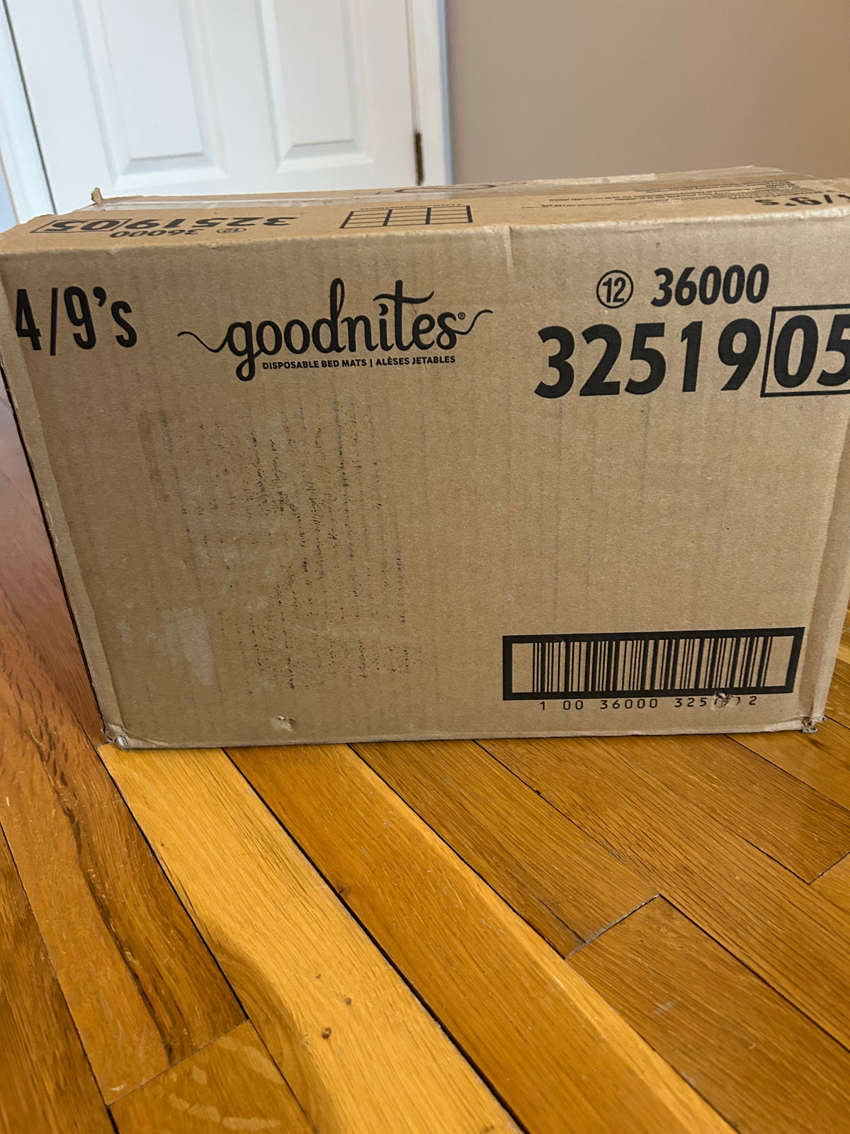 Seller 128 - Goodnites Disposable Bed Mats (36 count) - New in Box!