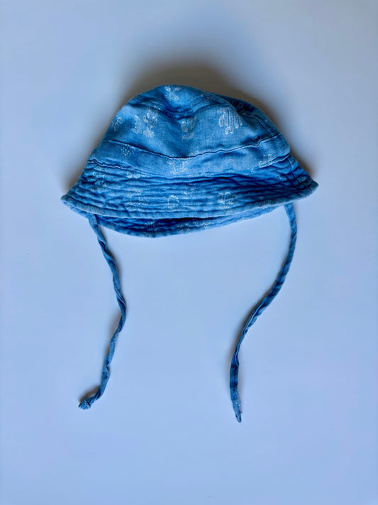 Seller #60 HEMA Blue Sun Hat - 0-4 Months
