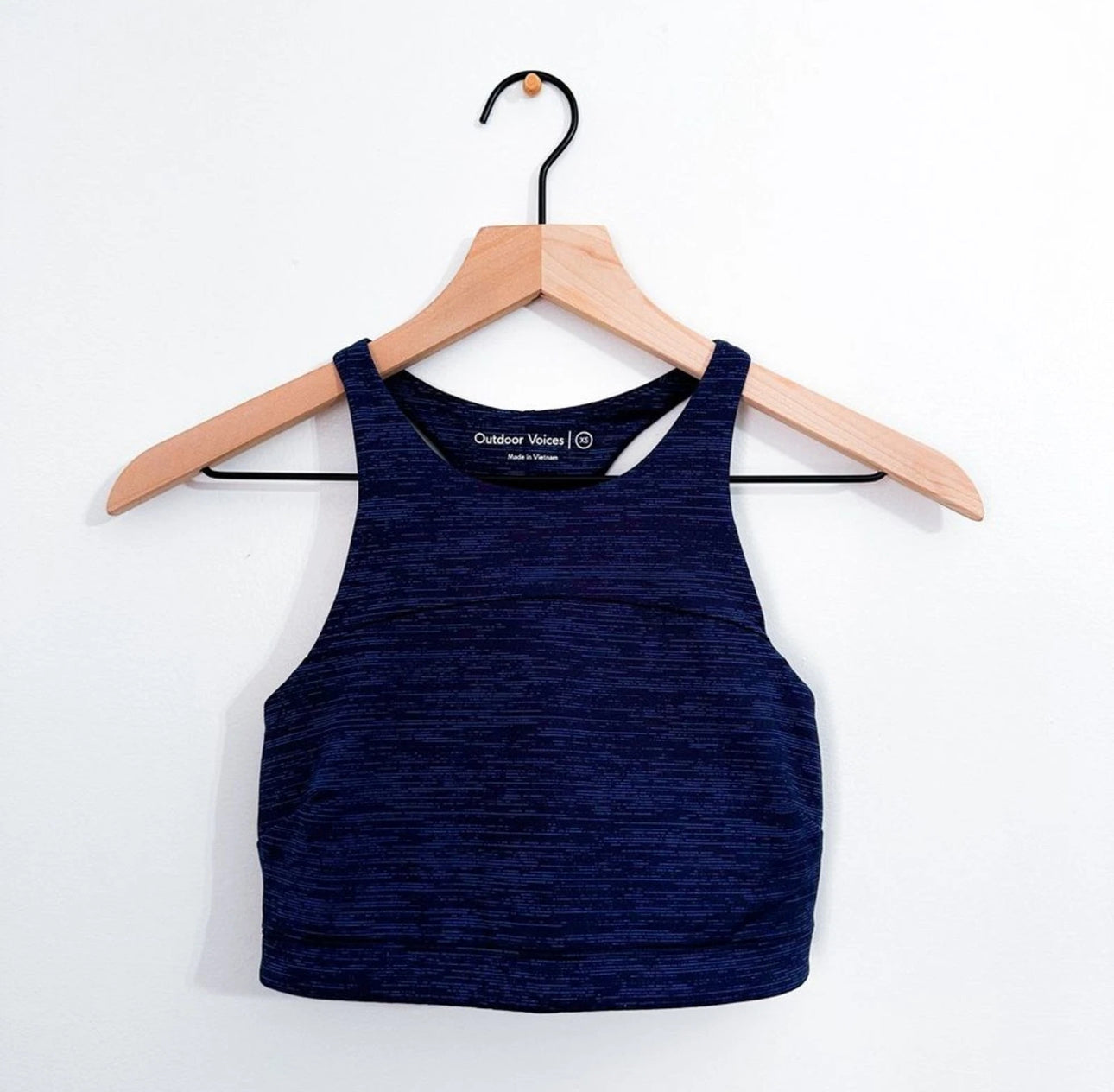 #111 Outdoor Voices Navy Blue Sports Bra Athletic Crop Top XS