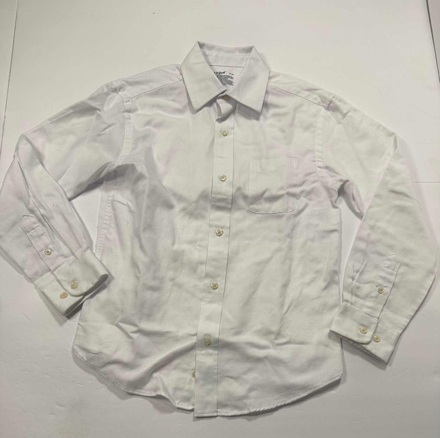 #141 Boys M 8 Cat & Jack White Button Down 2 of 2 available
