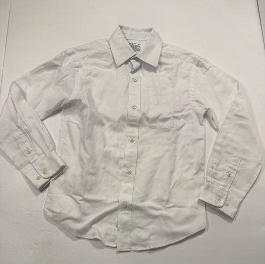 #141 Boys M 8 Cat & Jack White Button Down 2 of 2 available