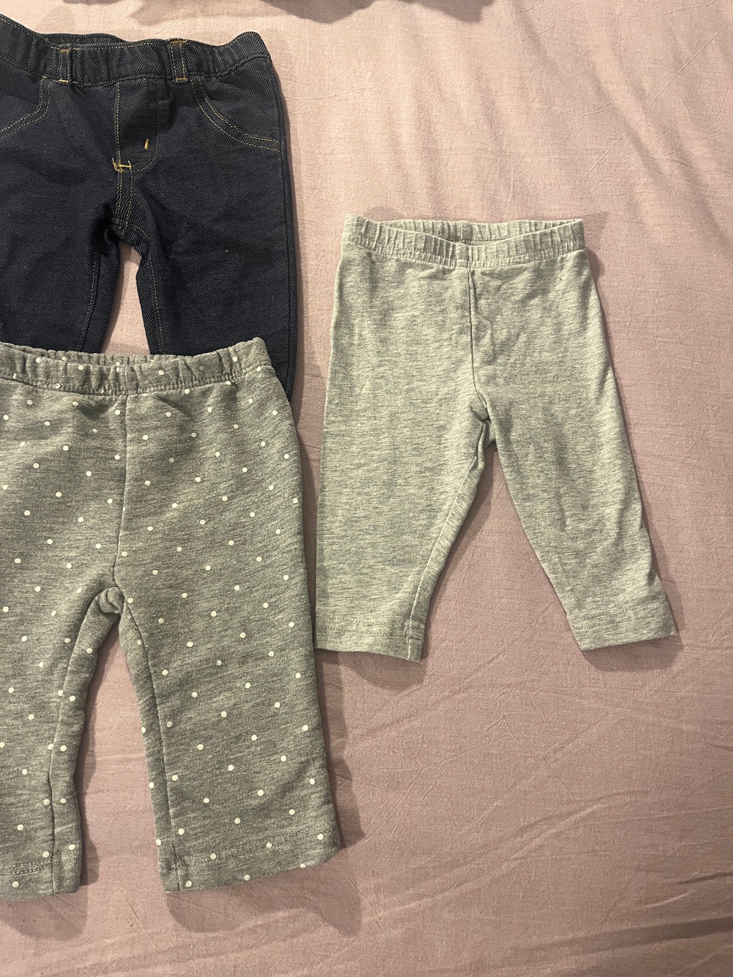 #211 REDUCED 3m Girls Pants Set
