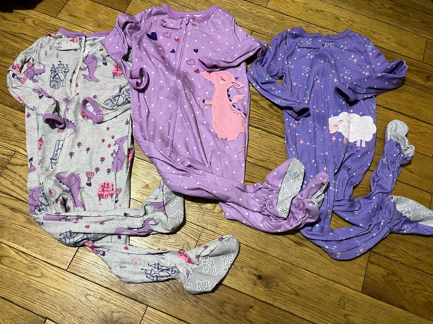 Seller 67 - carters purple zip sleeper set 2