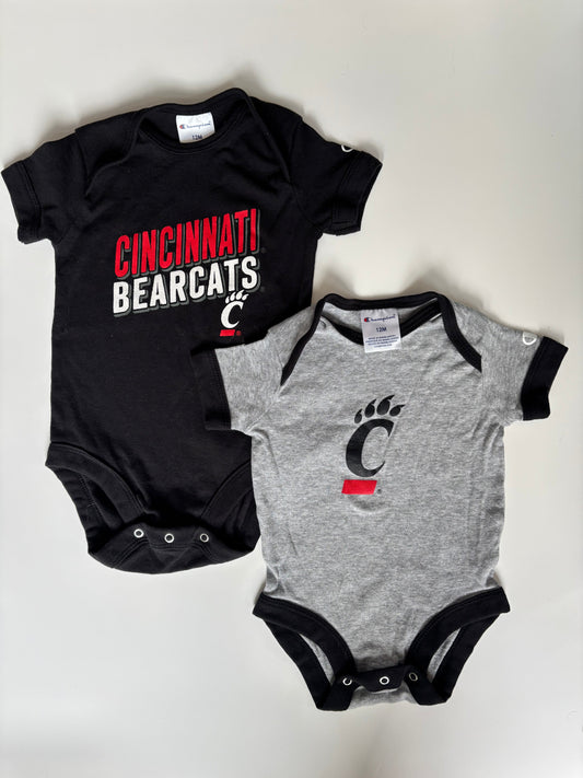 Seller #60 NWOT Champion University of Cincinnati Onesie Bundle - 9-12 Months